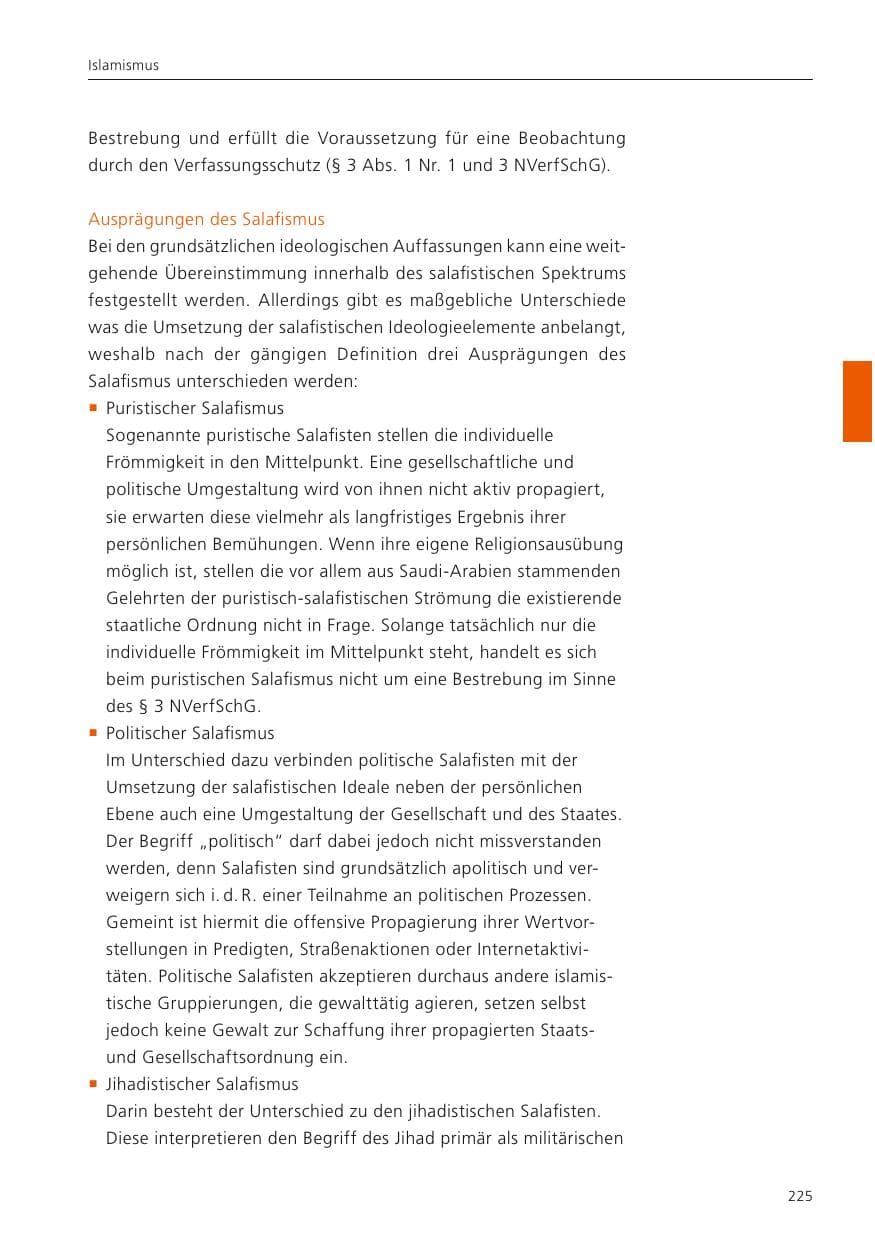 Seite 227 des Verfassungsschutzbericht 2023 Niedersachsen