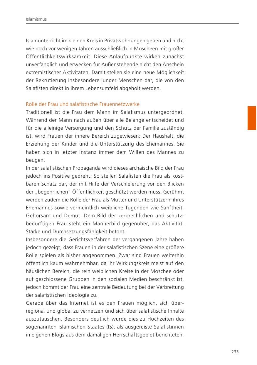Seite 235 des Verfassungsschutzbericht 2023 Niedersachsen