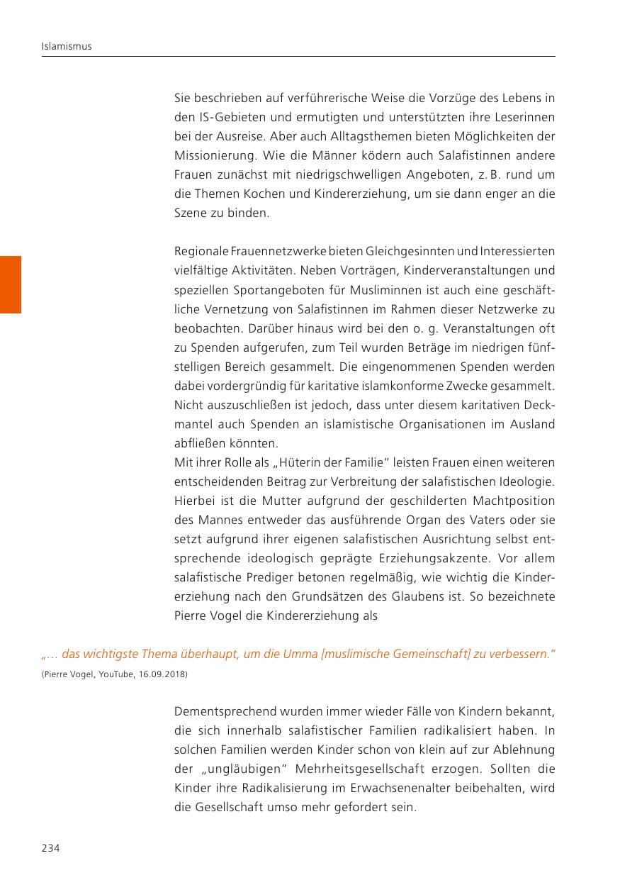 Seite 236 des Verfassungsschutzbericht 2023 Niedersachsen