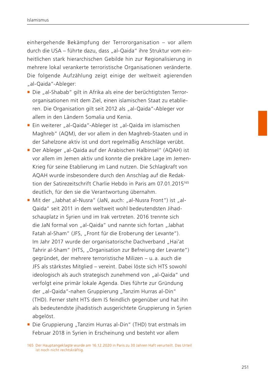 Seite 253 des Verfassungsschutzbericht 2023 Niedersachsen