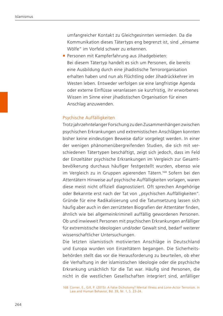 Seite 266 des Verfassungsschutzbericht 2023 Niedersachsen