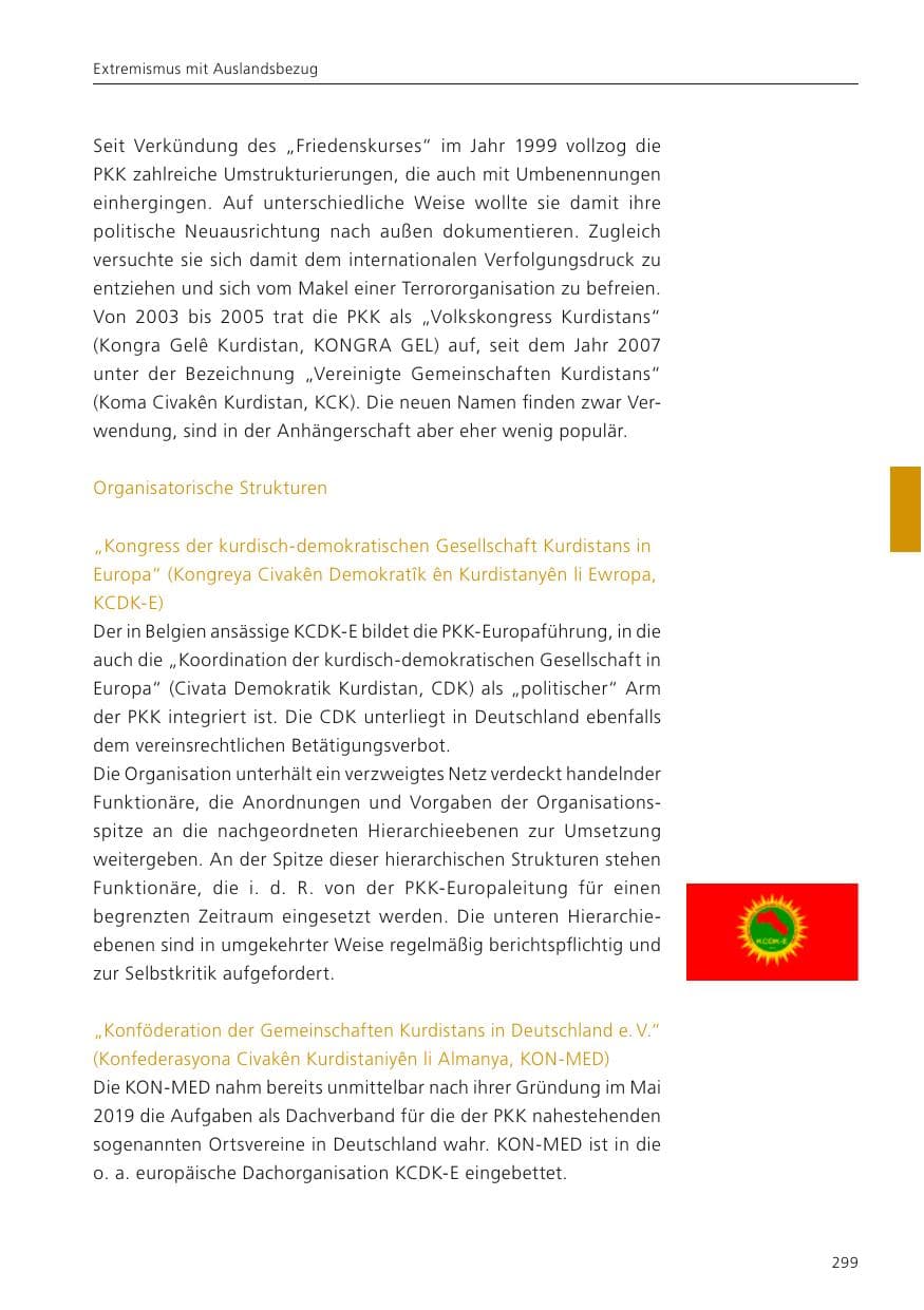 Seite 301 des Verfassungsschutzbericht 2023 Niedersachsen