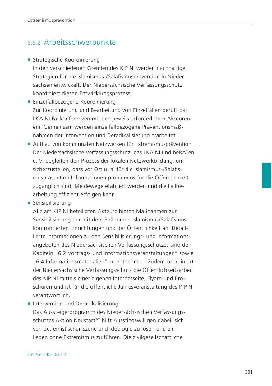 Seite 333 des Verfassungsschutzbericht 2023 Niedersachsen