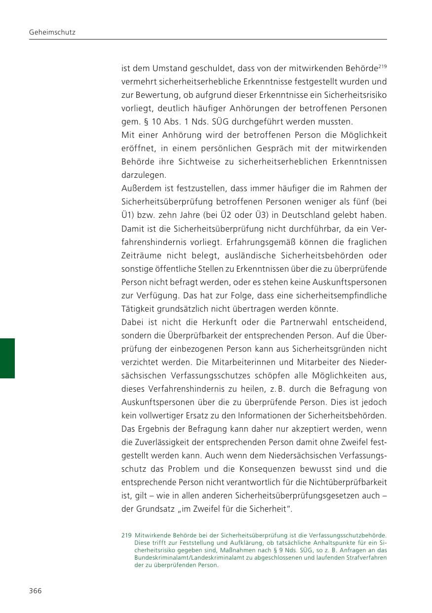 Seite 368 des Verfassungsschutzbericht 2023 Niedersachsen