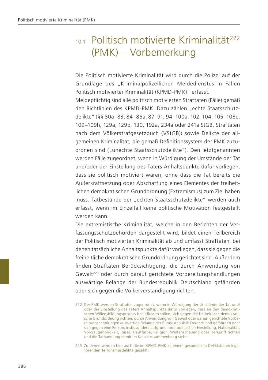 Seite 388 des Verfassungsschutzbericht 2023 Niedersachsen