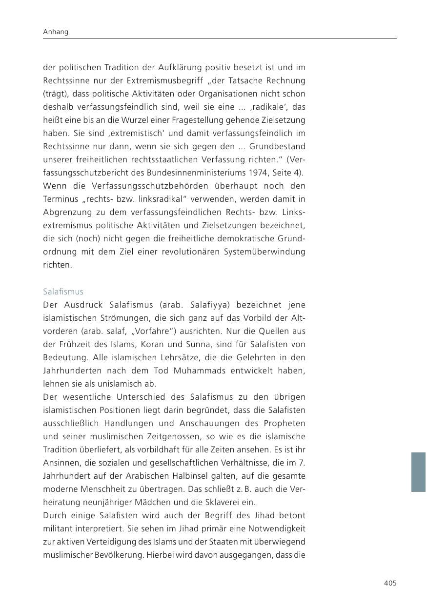 Seite 407 des Verfassungsschutzbericht 2023 Niedersachsen