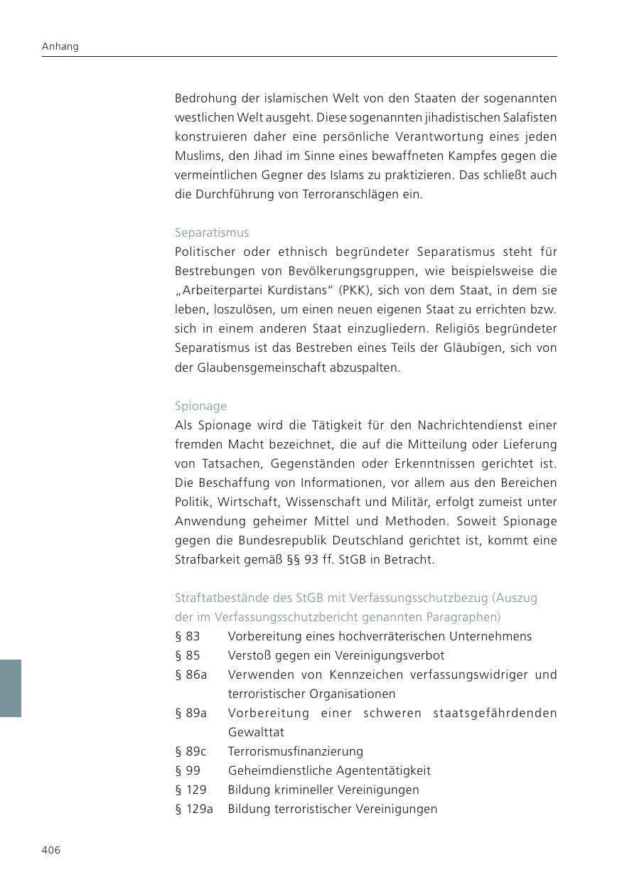 Seite 408 des Verfassungsschutzbericht 2023 Niedersachsen