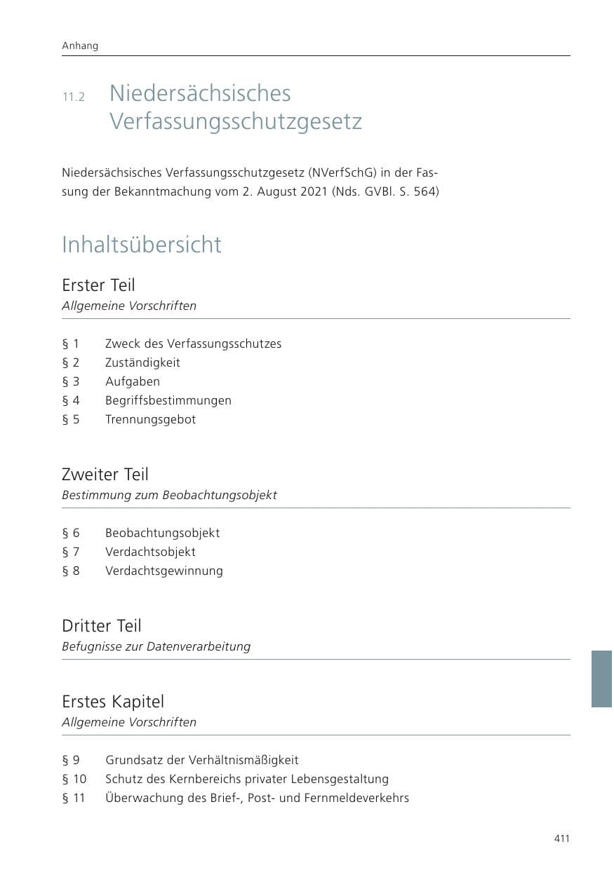Seite 413 des Verfassungsschutzbericht 2023 Niedersachsen