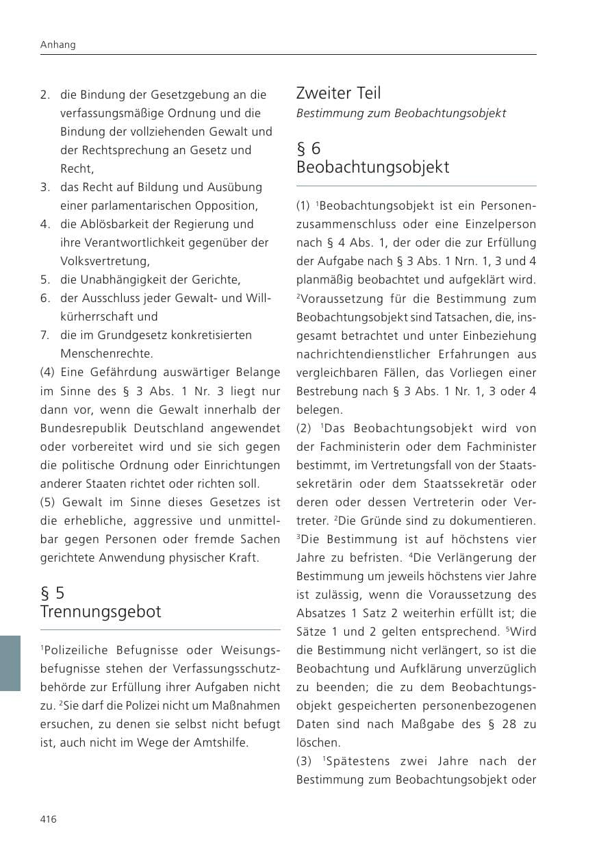 Seite 418 des Verfassungsschutzbericht 2023 Niedersachsen