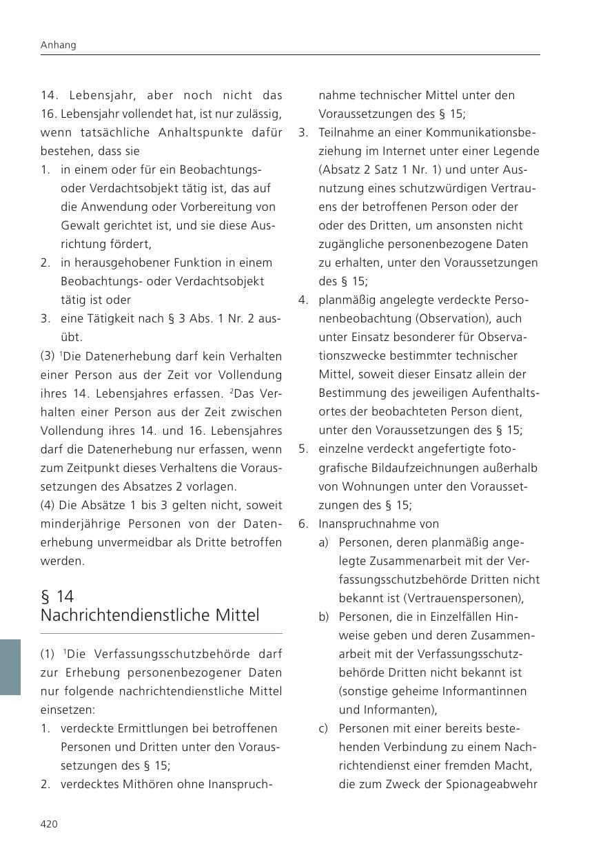 Seite 422 des Verfassungsschutzbericht 2023 Niedersachsen