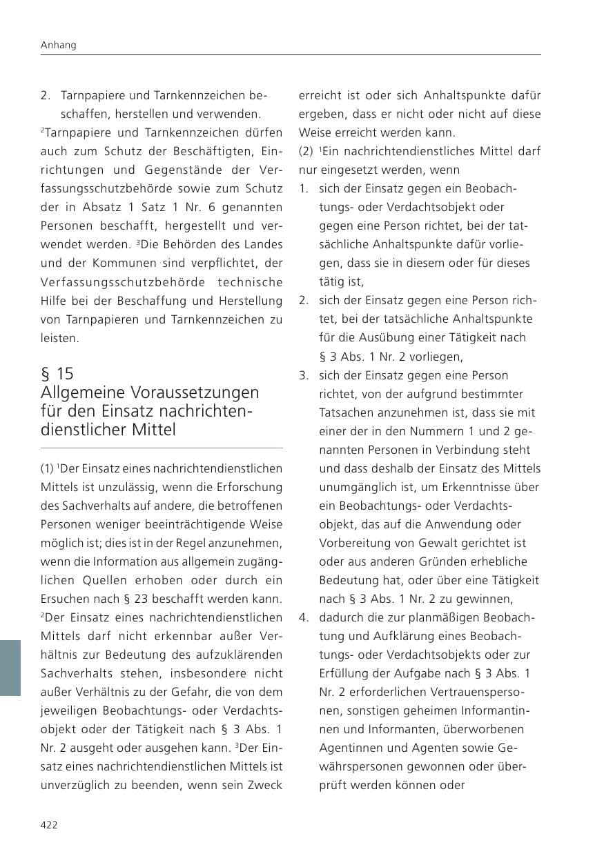 Seite 424 des Verfassungsschutzbericht 2023 Niedersachsen