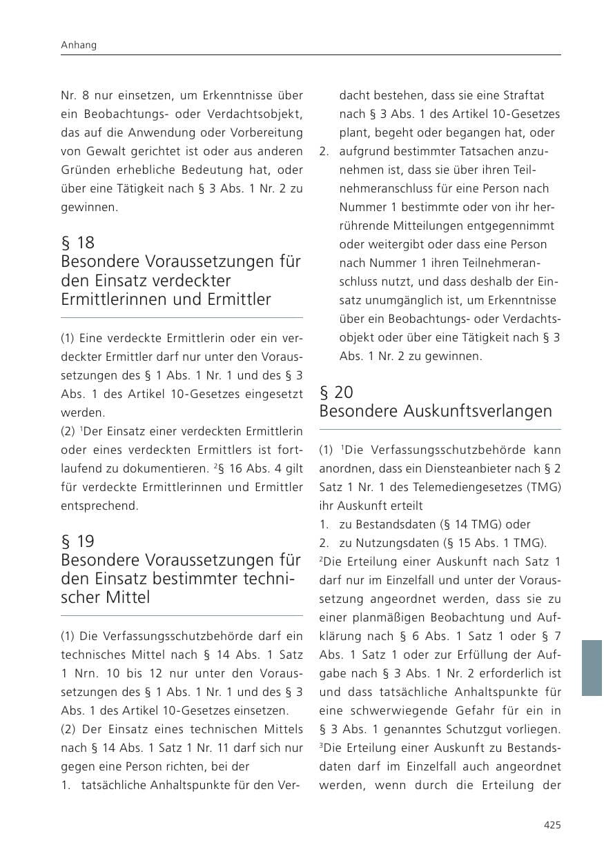 Seite 427 des Verfassungsschutzbericht 2023 Niedersachsen