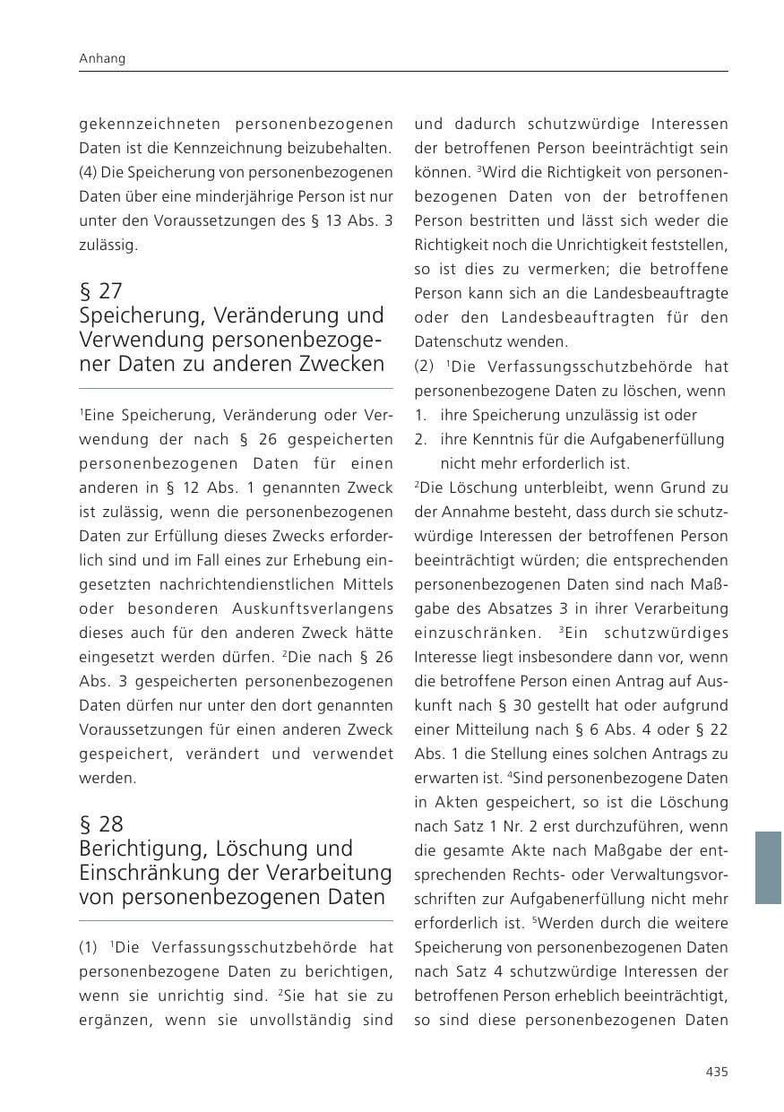 Seite 437 des Verfassungsschutzbericht 2023 Niedersachsen