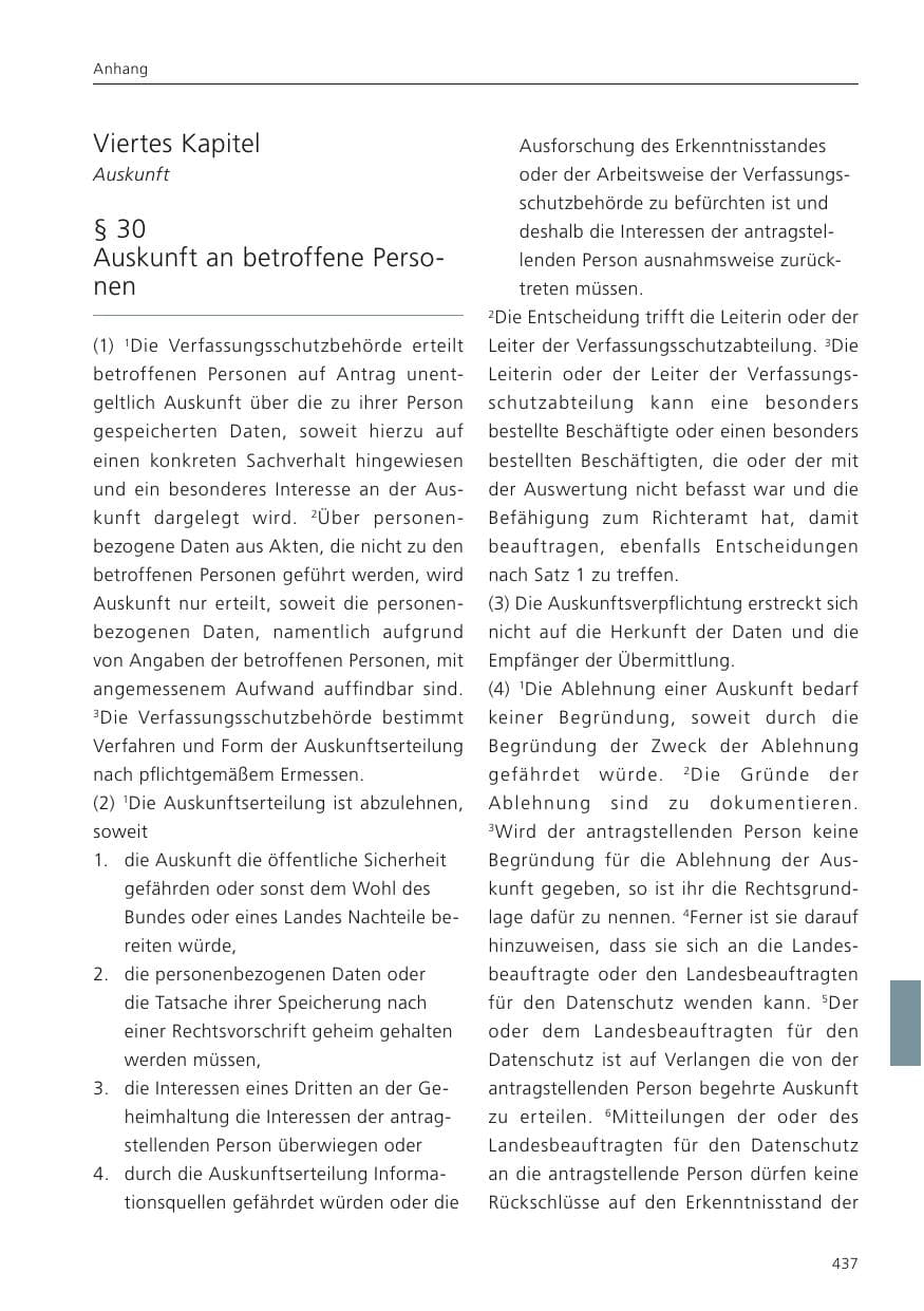 Seite 439 des Verfassungsschutzbericht 2023 Niedersachsen