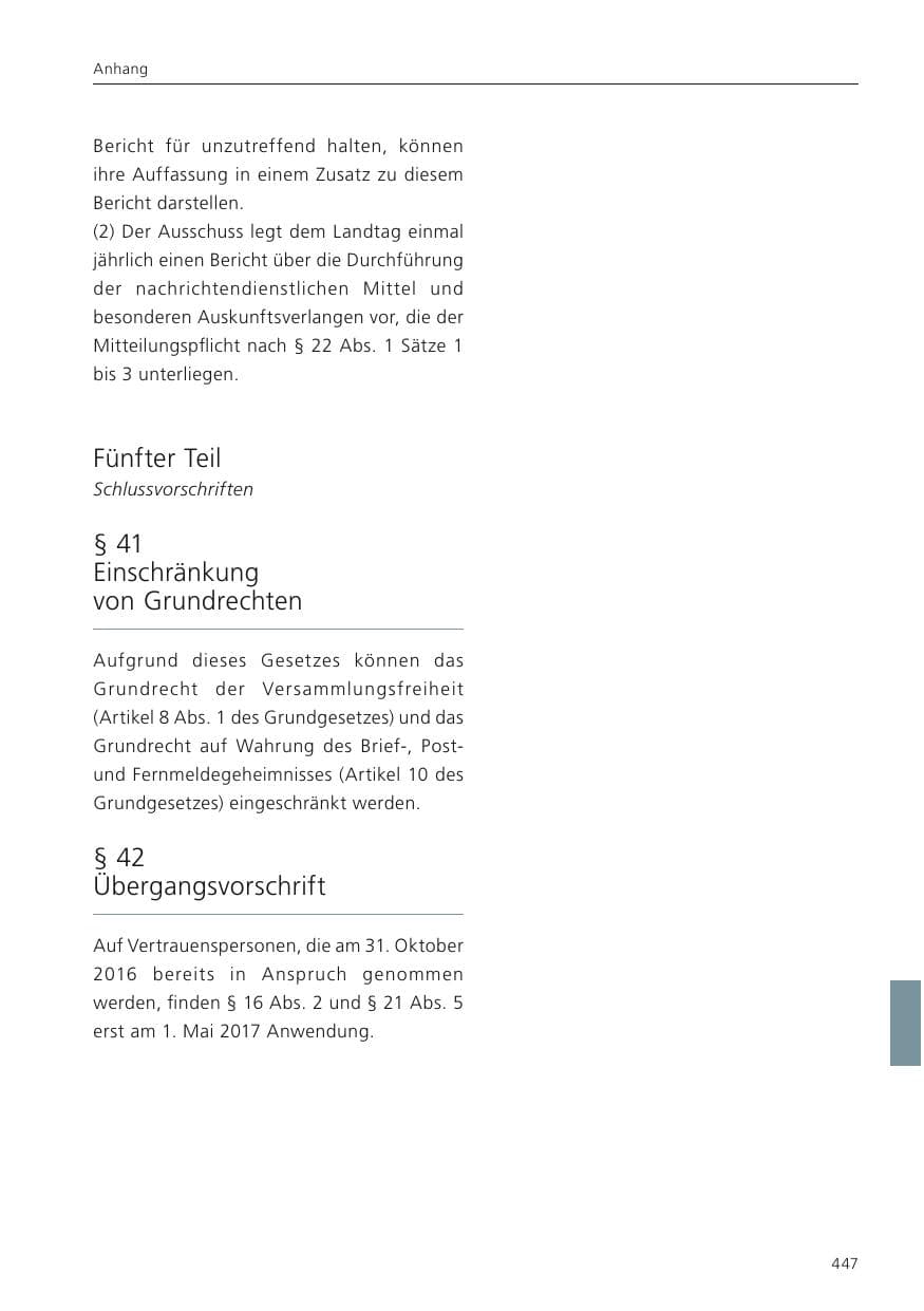 Seite 449 des Verfassungsschutzbericht 2023 Niedersachsen
