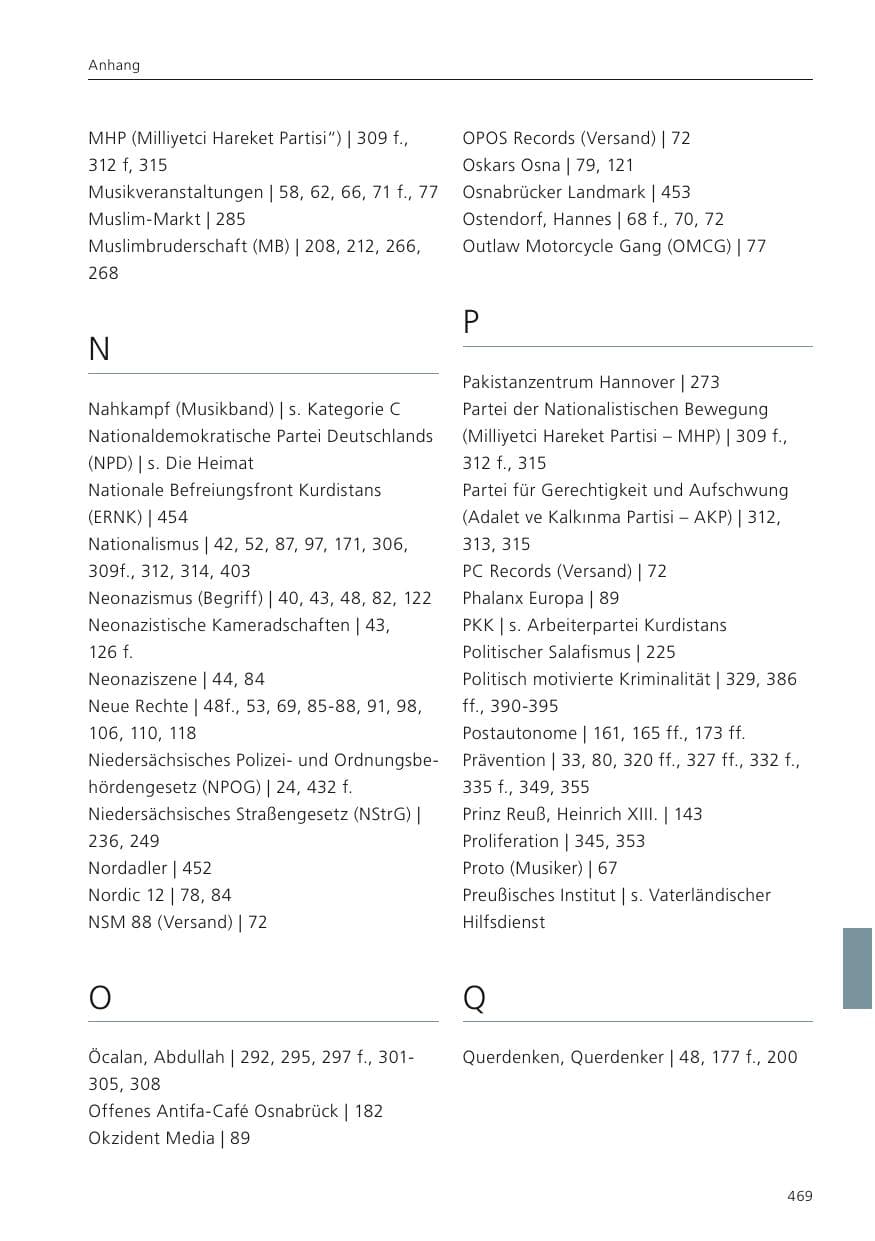 Seite 471 des Verfassungsschutzbericht 2023 Niedersachsen