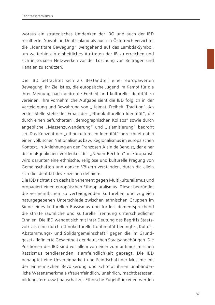 Seite 89 des Verfassungsschutzbericht 2023 Niedersachsen