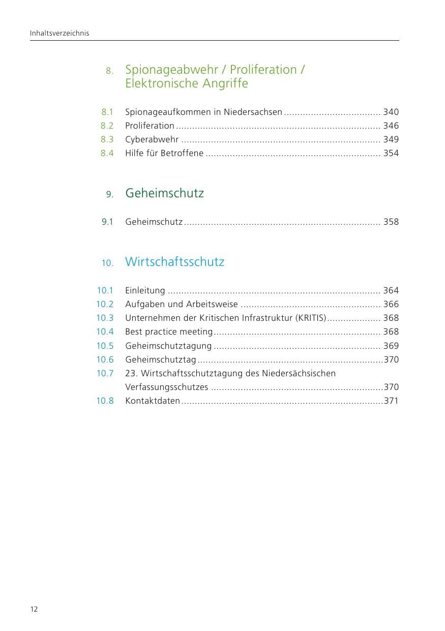 Seite 13 des Verfassungsschutzbericht 2024 Niedersachsen