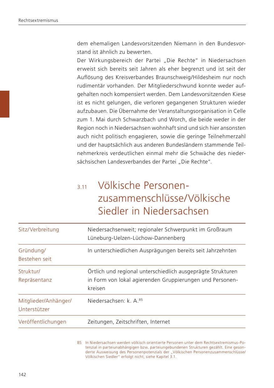 Seite 143 des Verfassungsschutzbericht 2024 Niedersachsen