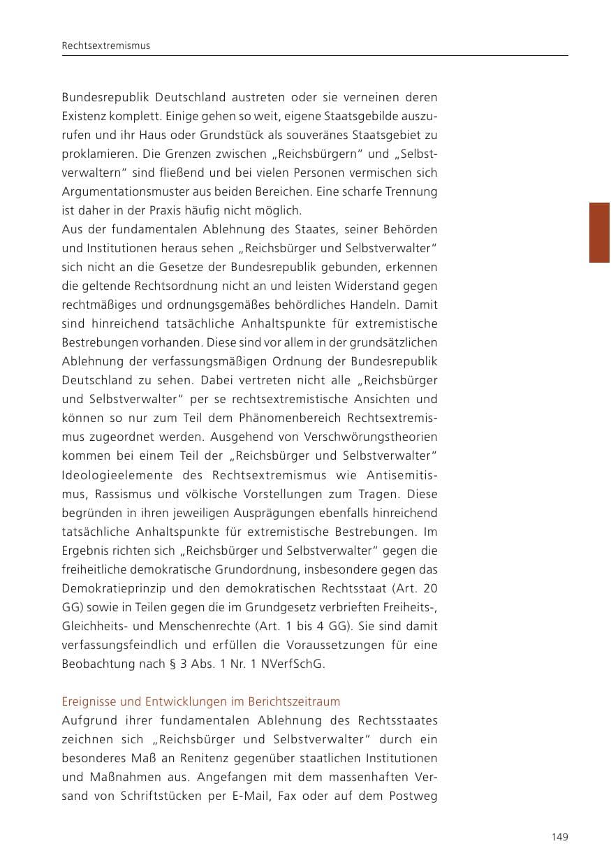 Seite 150 des Verfassungsschutzbericht 2024 Niedersachsen