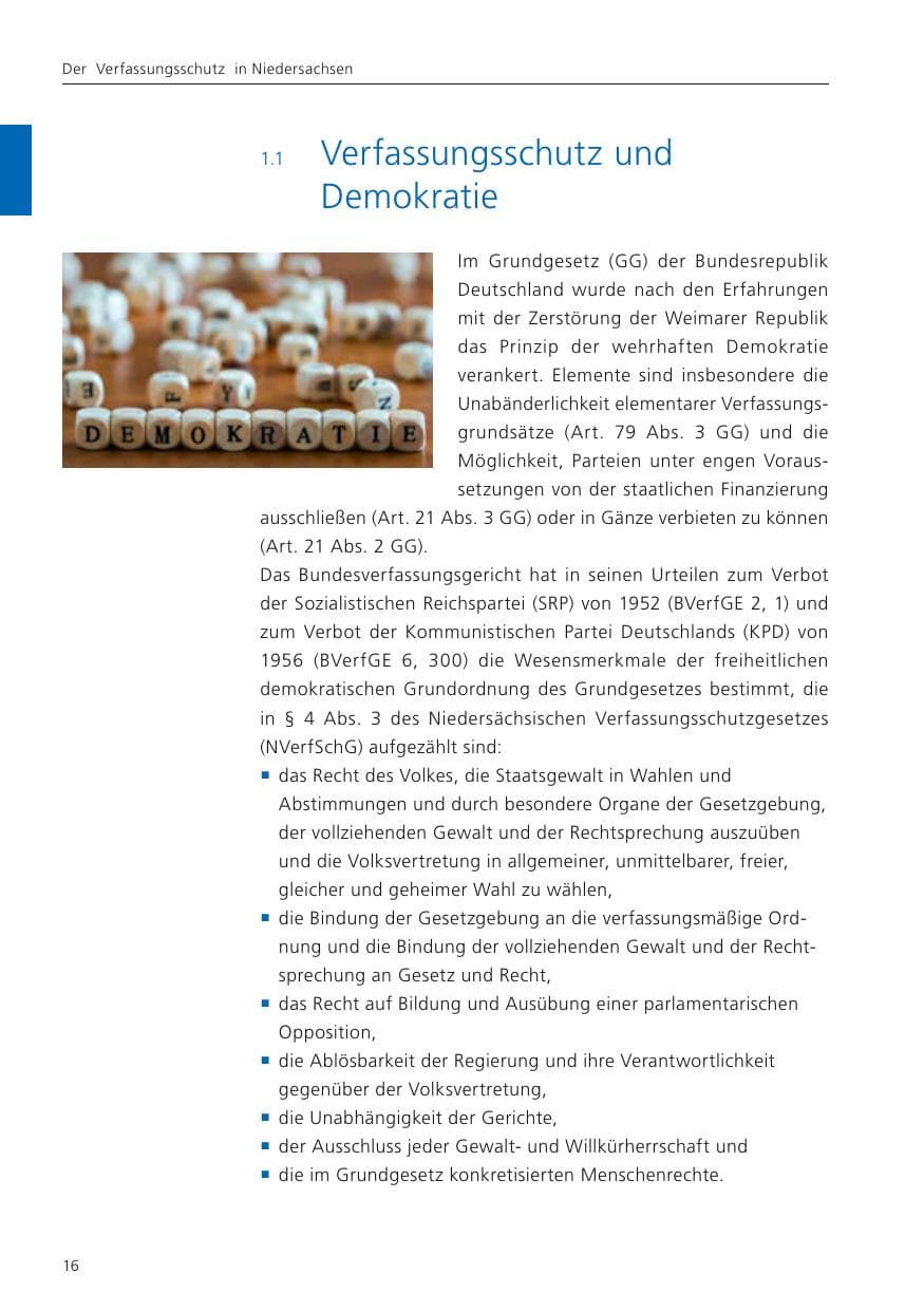Seite 17 des Verfassungsschutzbericht 2024 Niedersachsen