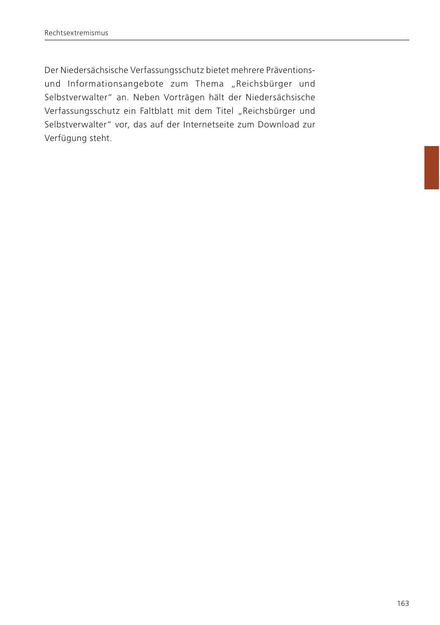 Seite 164 des Verfassungsschutzbericht 2024 Niedersachsen