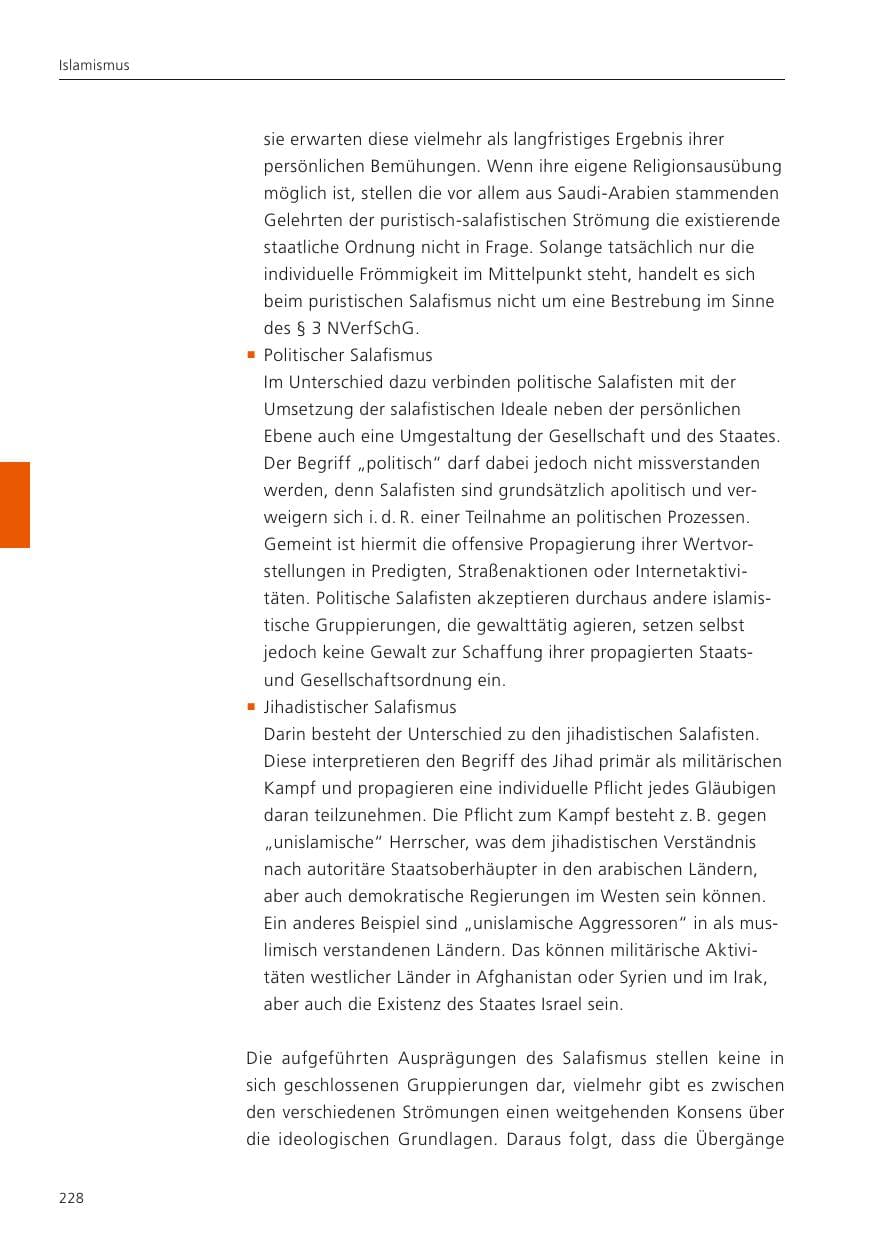Seite 229 des Verfassungsschutzbericht 2024 Niedersachsen