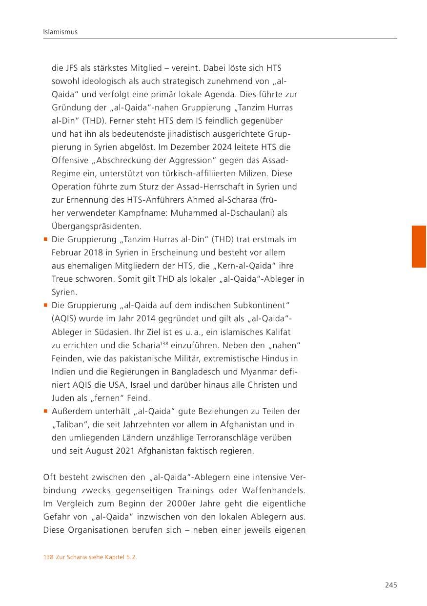 Seite 246 des Verfassungsschutzbericht 2024 Niedersachsen