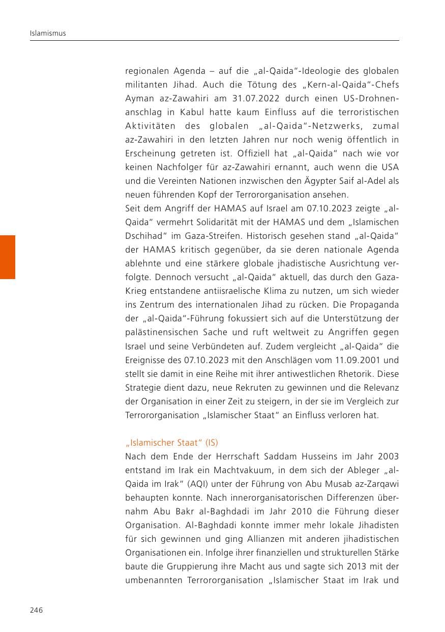 Seite 247 des Verfassungsschutzbericht 2024 Niedersachsen