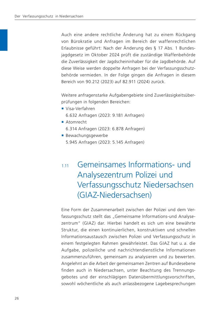 Seite 27 des Verfassungsschutzbericht 2024 Niedersachsen
