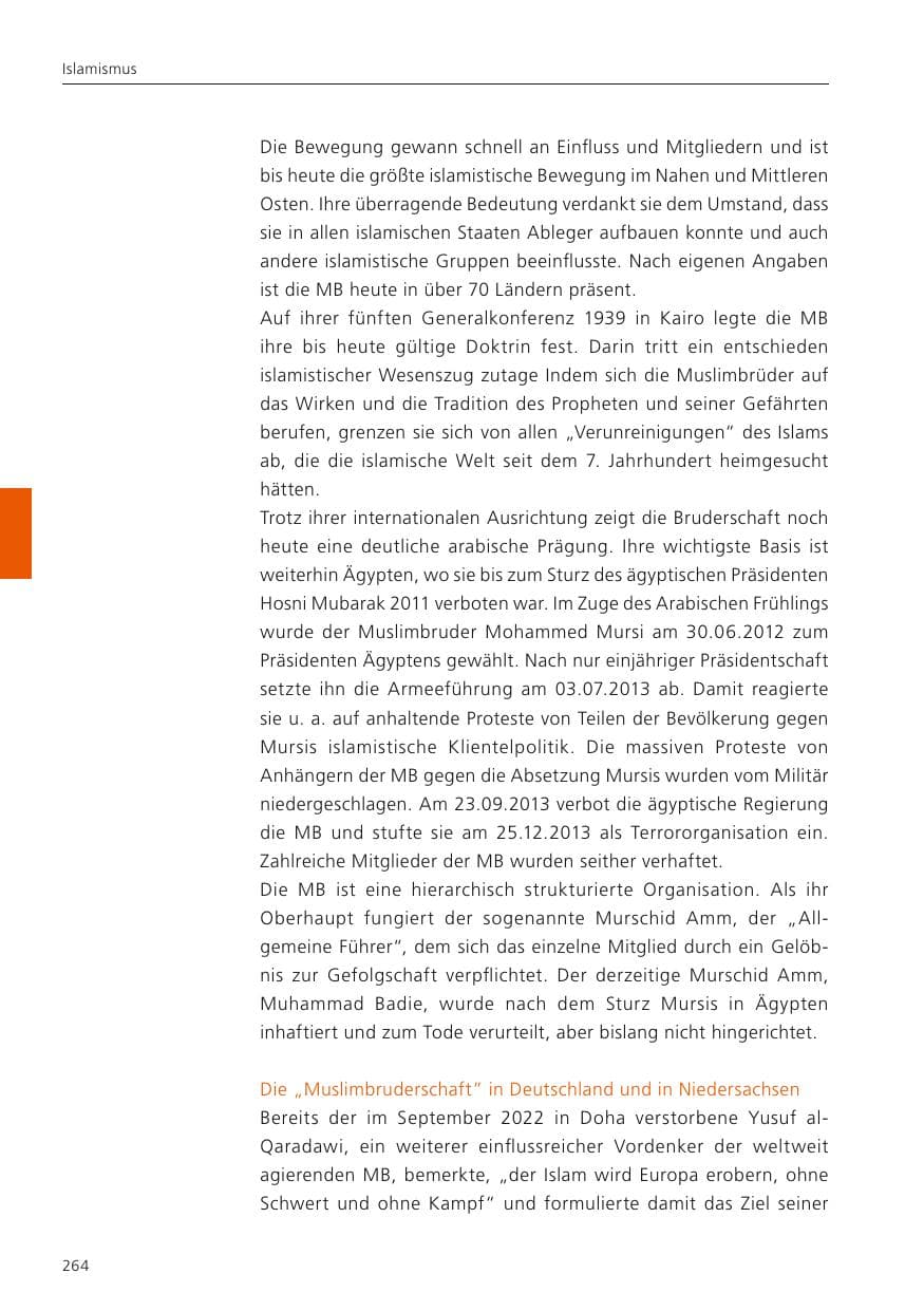 Seite 265 des Verfassungsschutzbericht 2024 Niedersachsen