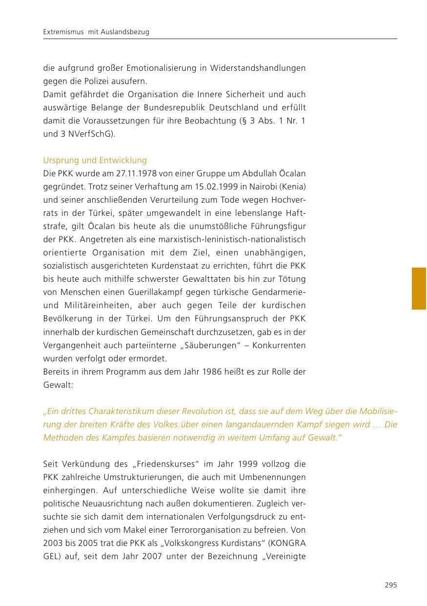 Seite 296 des Verfassungsschutzbericht 2024 Niedersachsen