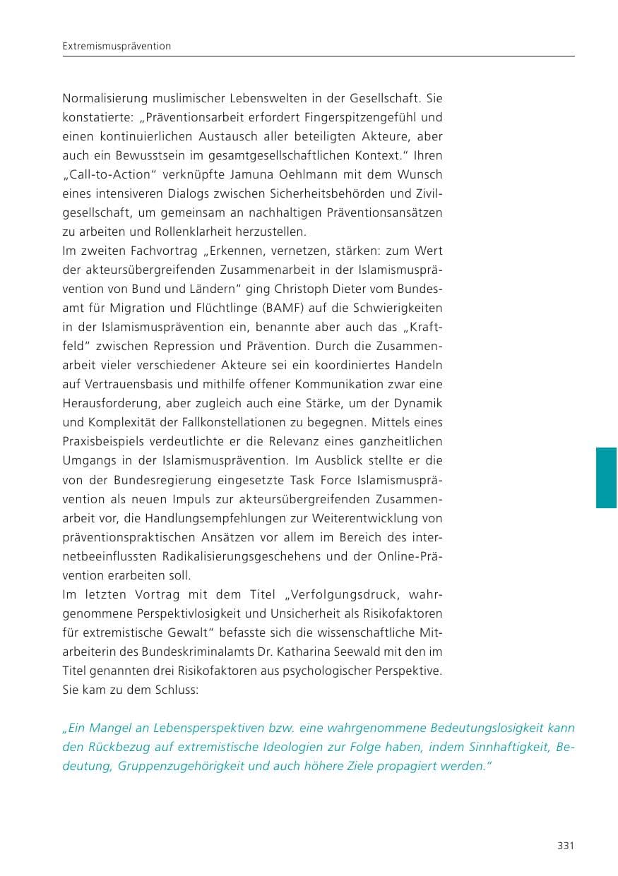 Seite 332 des Verfassungsschutzbericht 2024 Niedersachsen