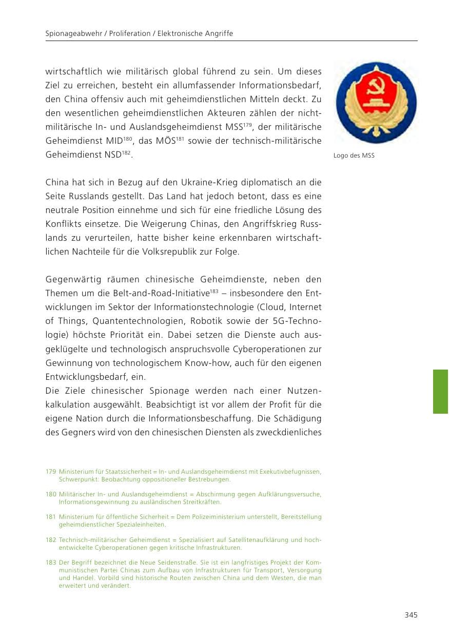 Seite 346 des Verfassungsschutzbericht 2024 Niedersachsen