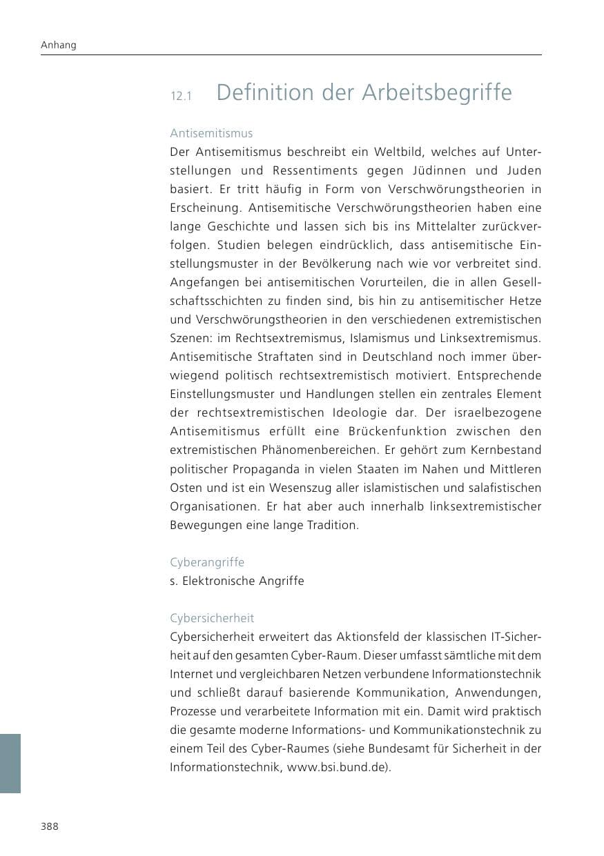 Seite 389 des Verfassungsschutzbericht 2024 Niedersachsen