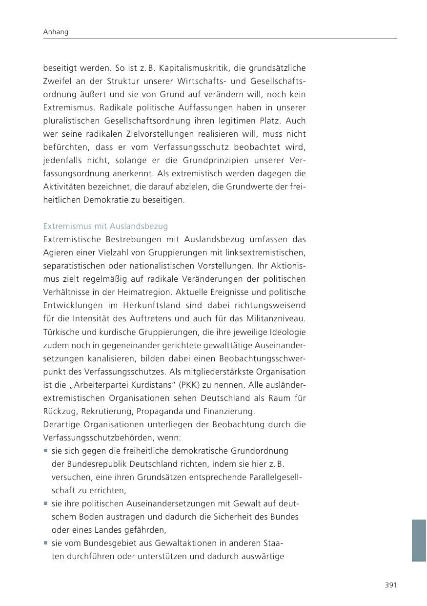 Seite 392 des Verfassungsschutzbericht 2024 Niedersachsen