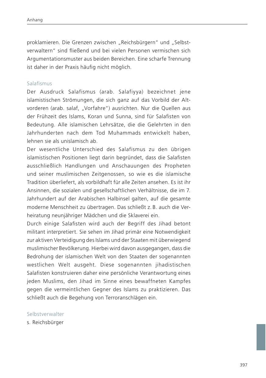 Seite 398 des Verfassungsschutzbericht 2024 Niedersachsen