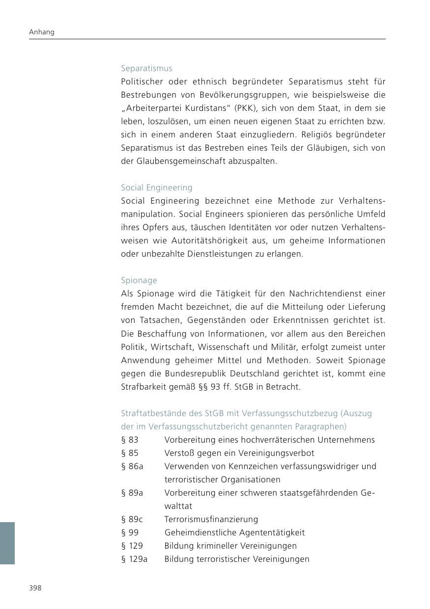 Seite 399 des Verfassungsschutzbericht 2024 Niedersachsen
