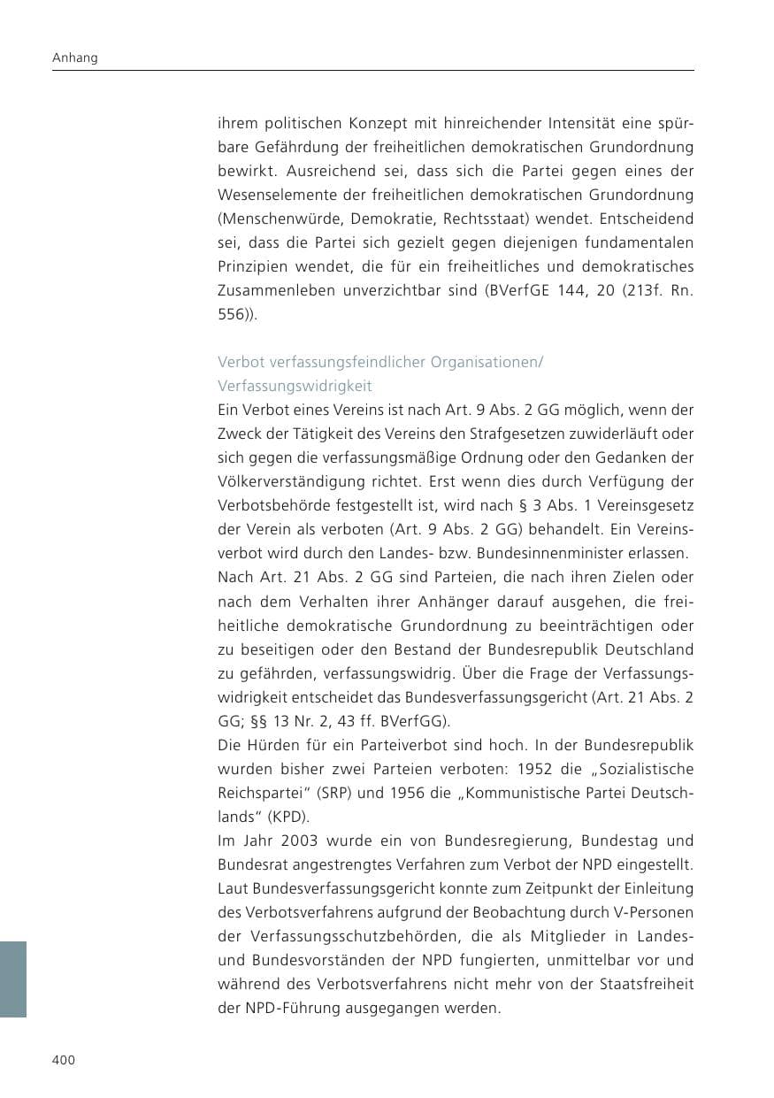 Seite 401 des Verfassungsschutzbericht 2024 Niedersachsen