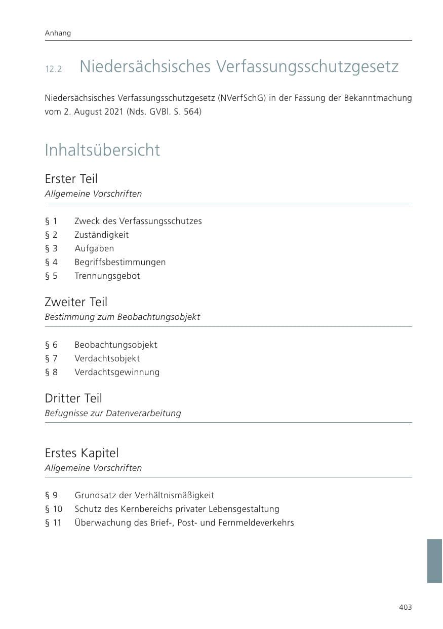Seite 404 des Verfassungsschutzbericht 2024 Niedersachsen