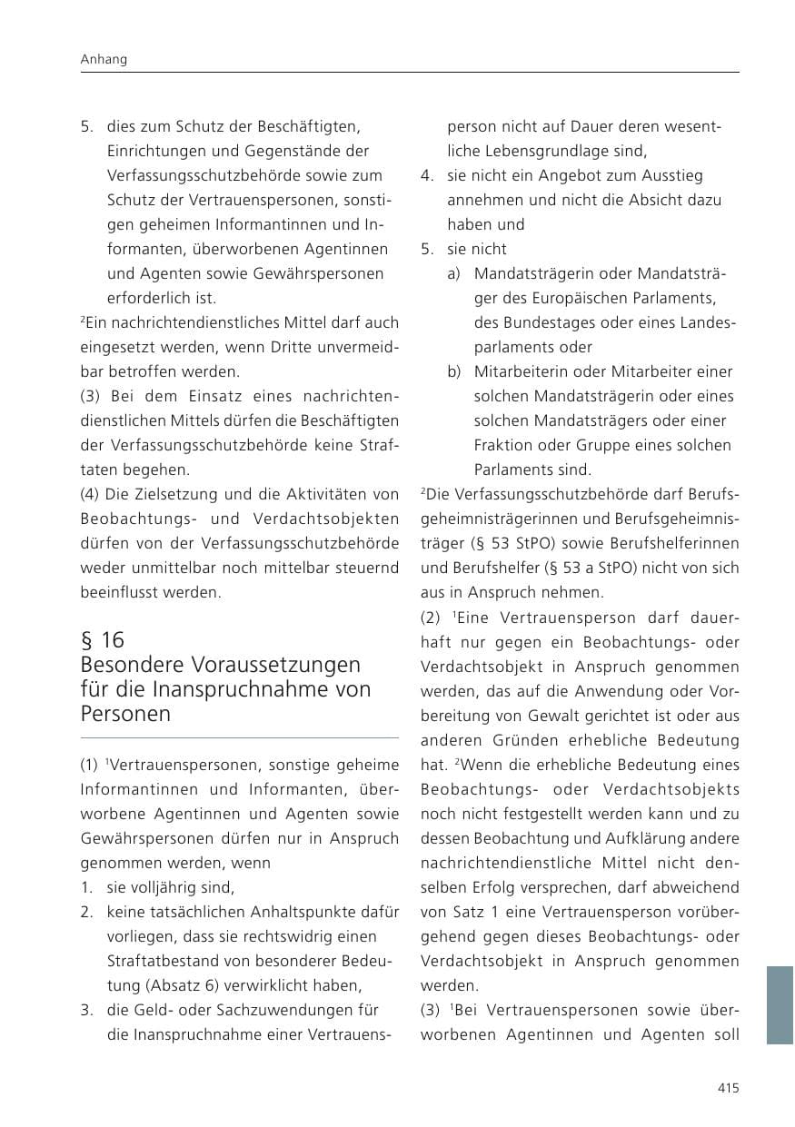 Seite 416 des Verfassungsschutzbericht 2024 Niedersachsen