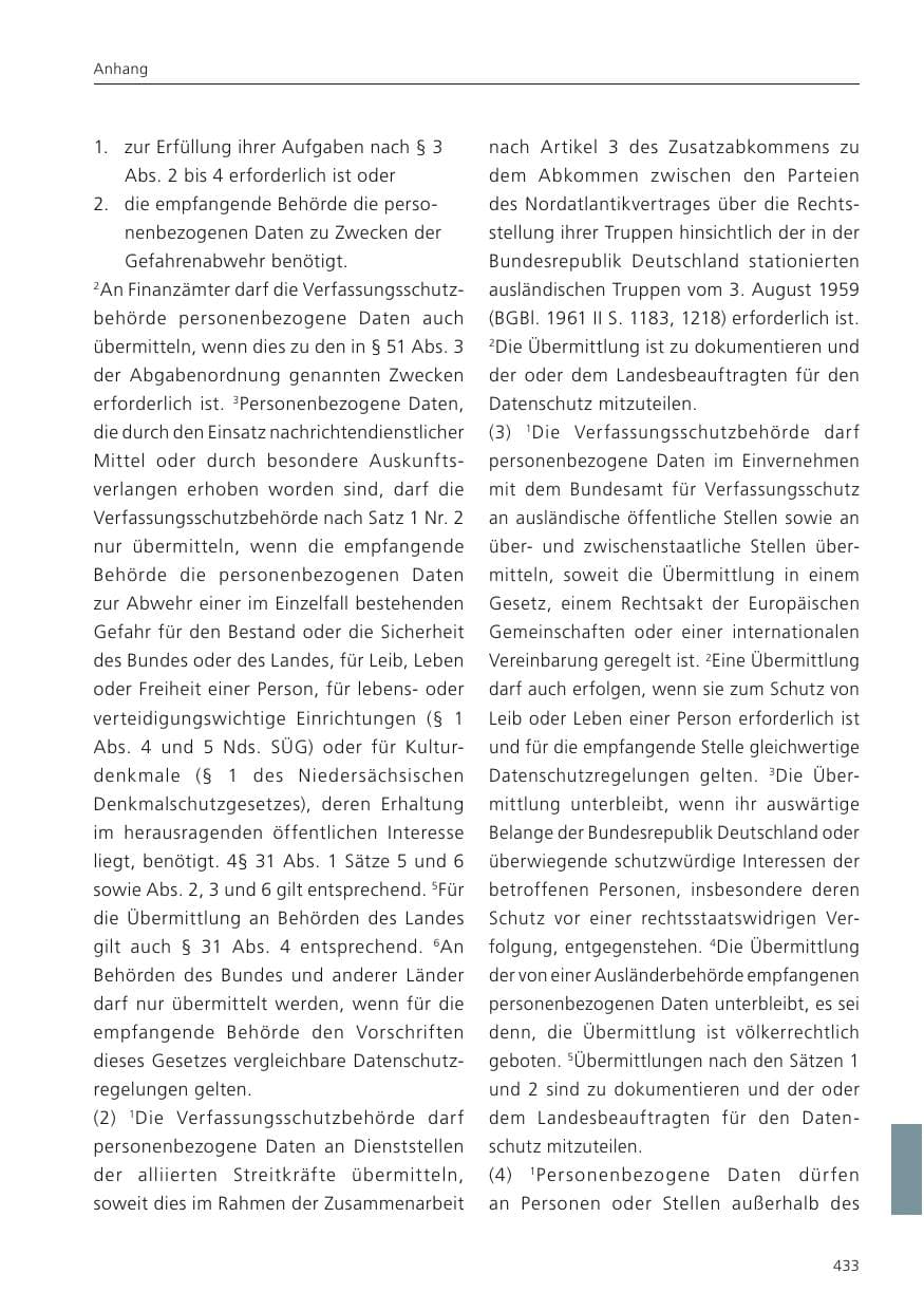 Seite 434 des Verfassungsschutzbericht 2024 Niedersachsen