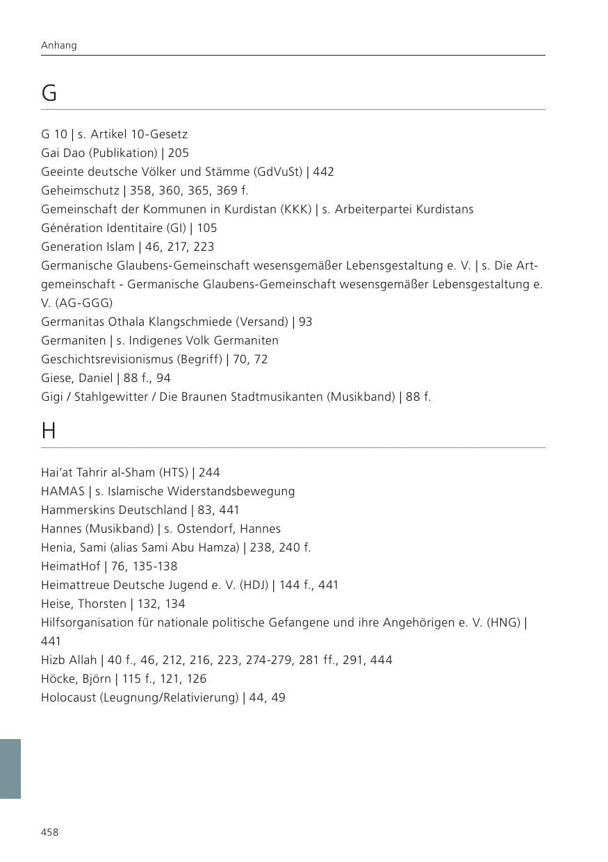 Seite 459 des Verfassungsschutzbericht 2024 Niedersachsen