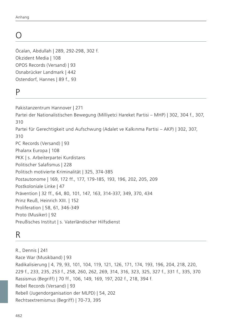 Seite 463 des Verfassungsschutzbericht 2024 Niedersachsen