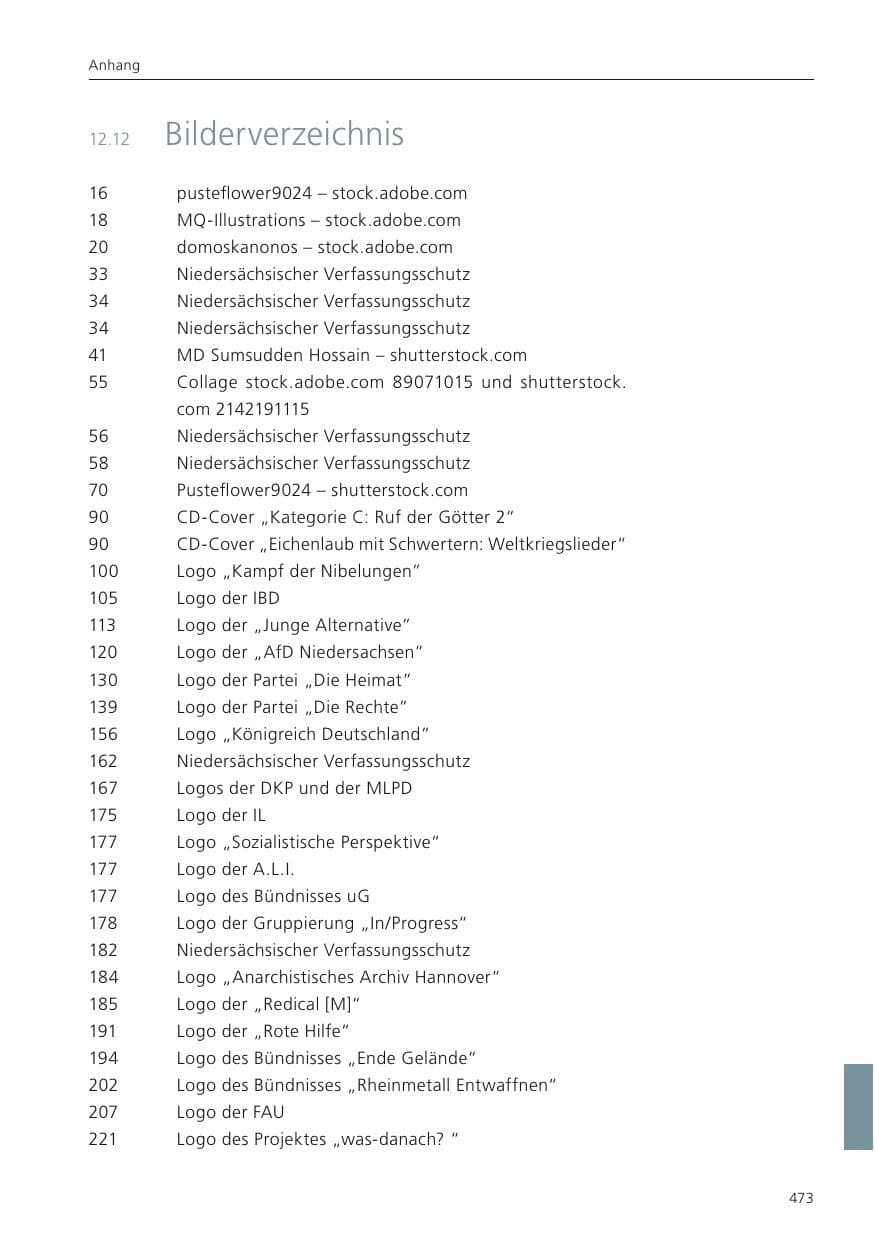 Seite 474 des Verfassungsschutzbericht 2024 Niedersachsen