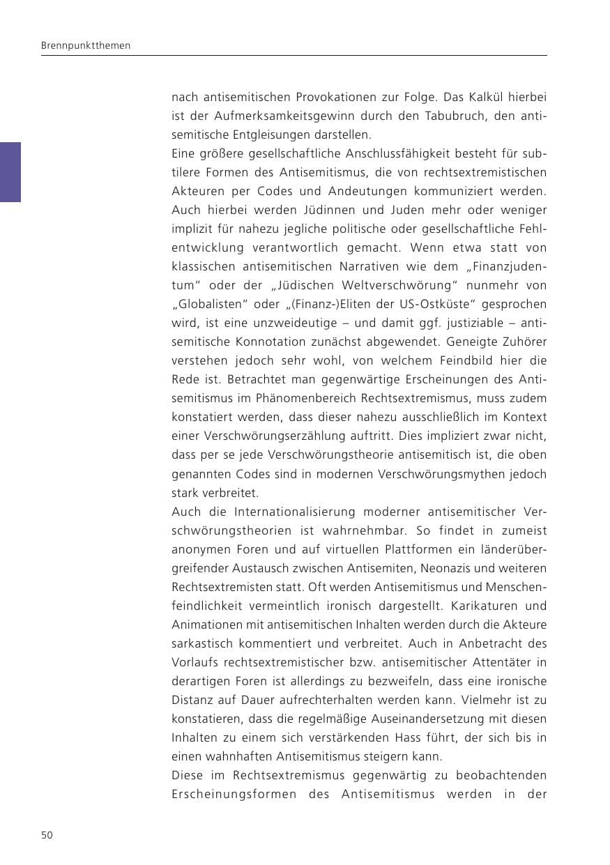 Seite 51 des Verfassungsschutzbericht 2024 Niedersachsen