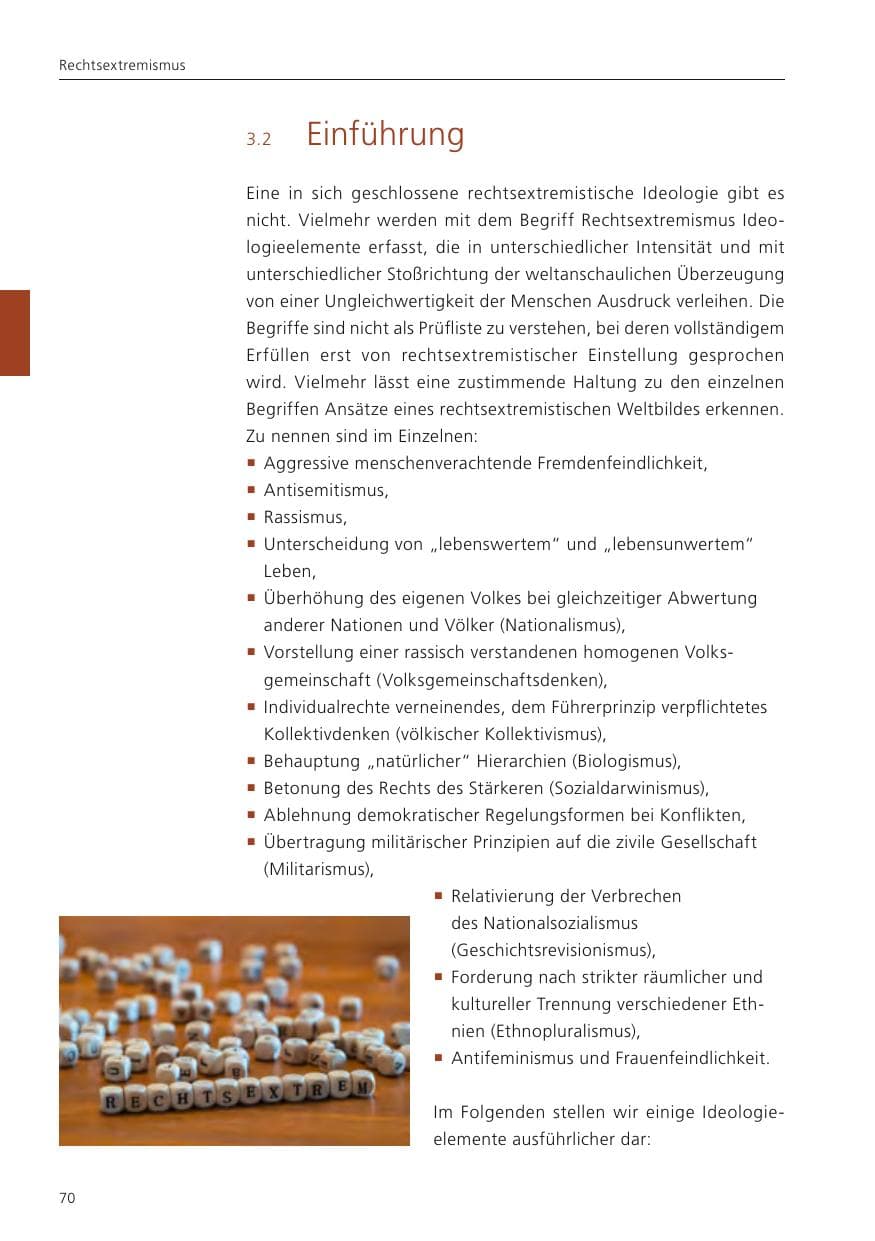 Seite 71 des Verfassungsschutzbericht 2024 Niedersachsen