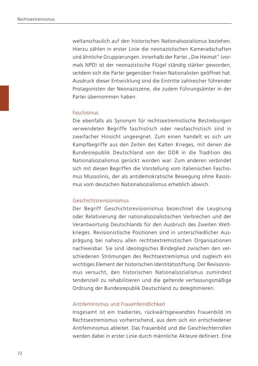 Seite 73 des Verfassungsschutzbericht 2024 Niedersachsen