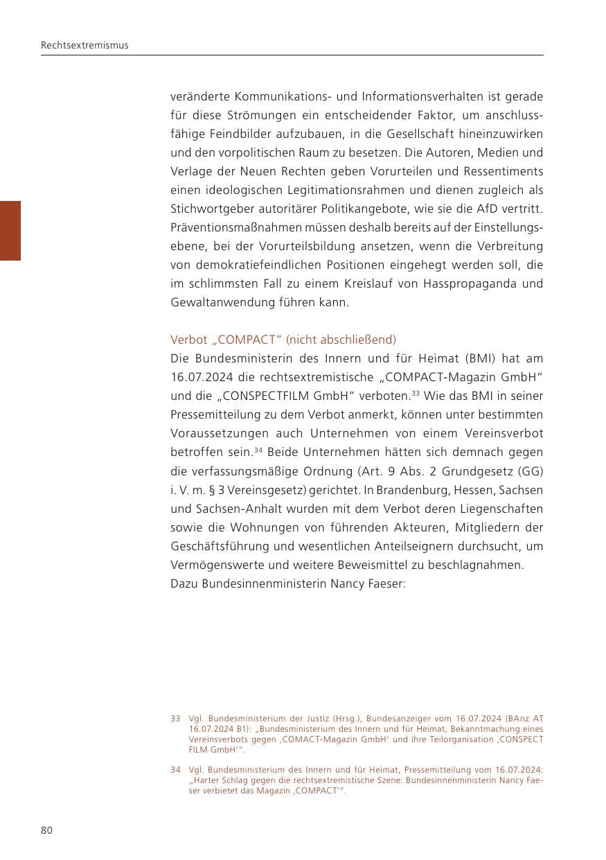 Seite 81 des Verfassungsschutzbericht 2024 Niedersachsen