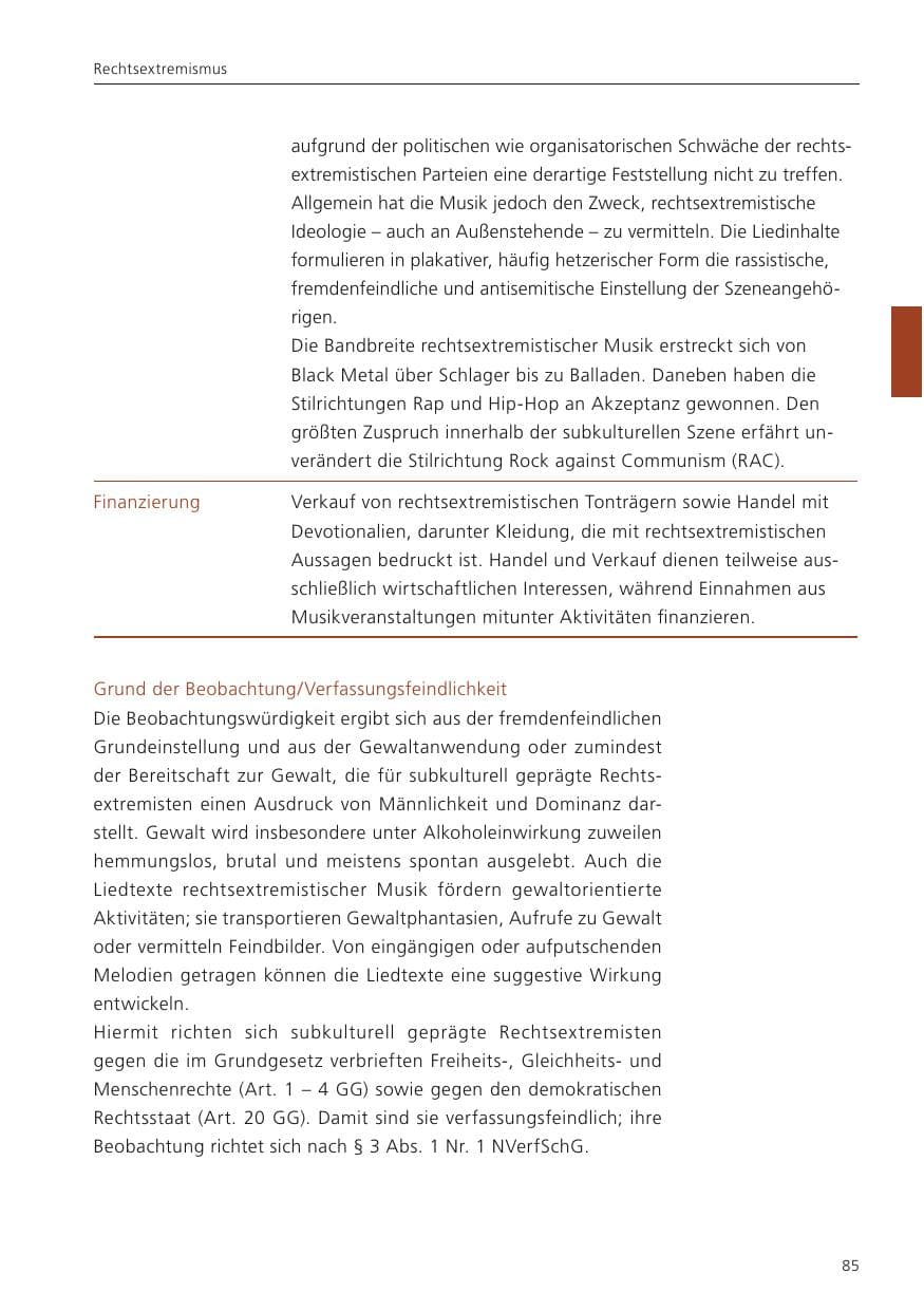 Seite 86 des Verfassungsschutzbericht 2024 Niedersachsen
